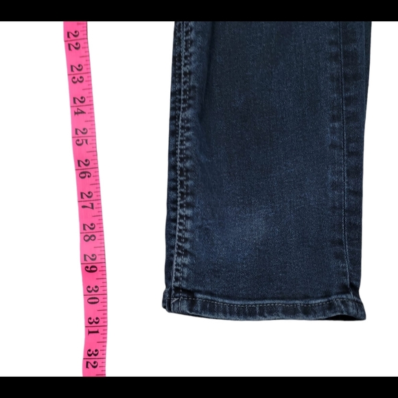 (M) Divided H&M Dark Wash Moto Jeans (Men) - Picture 7 of 10